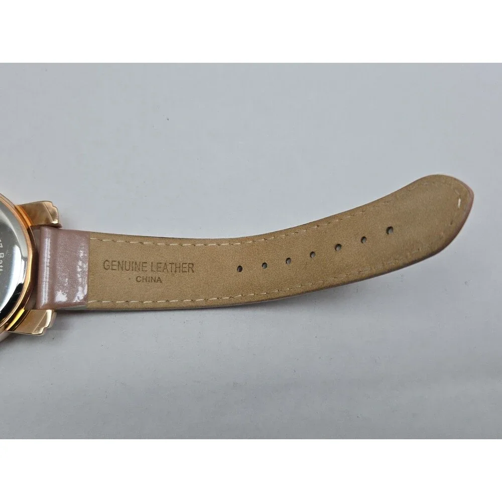 HJGreek Tri Delta Jeweled Blush Sorority Watch Rose Gold Crystals New Battery
